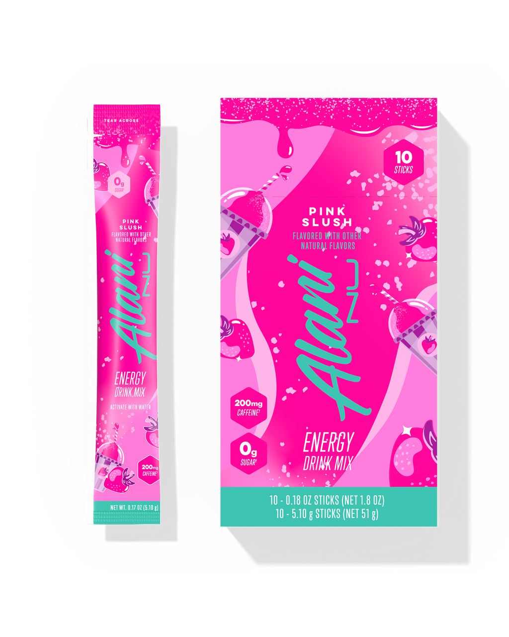 Energy Sticks - Pink Slush - Active Day Energy Drink Mix