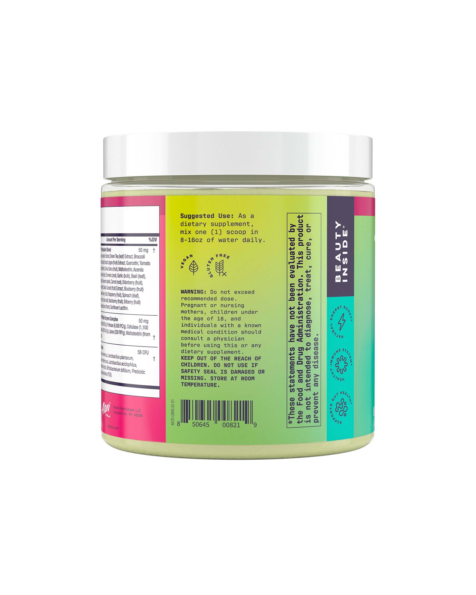 Super Greens - Wild Berry - Morning Ready Gym Drink Mix