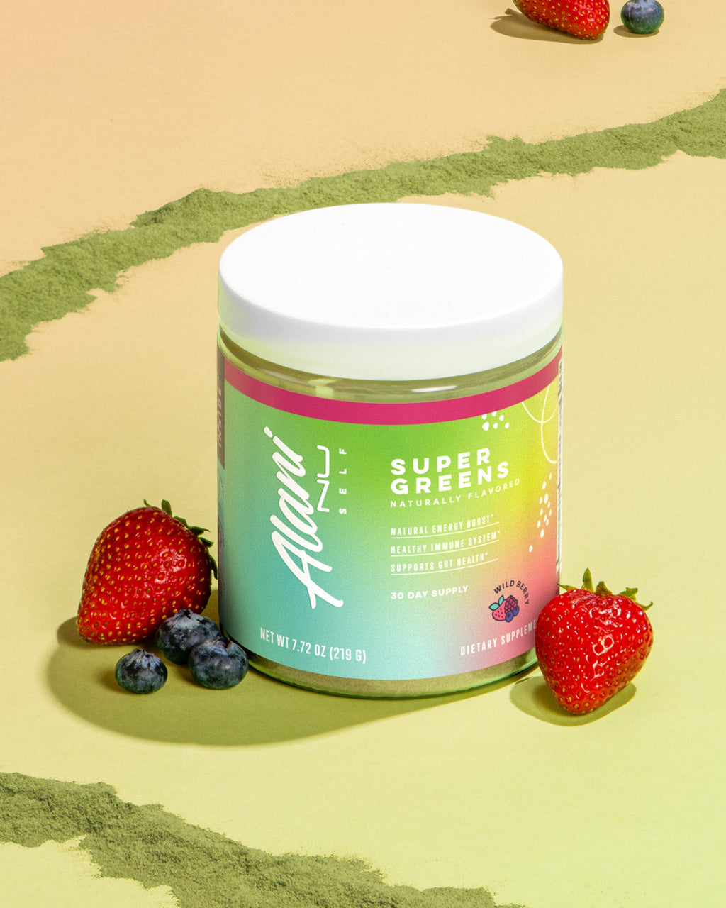 Super Greens - Wild Berry - Morning Ready Gym Drink Mix