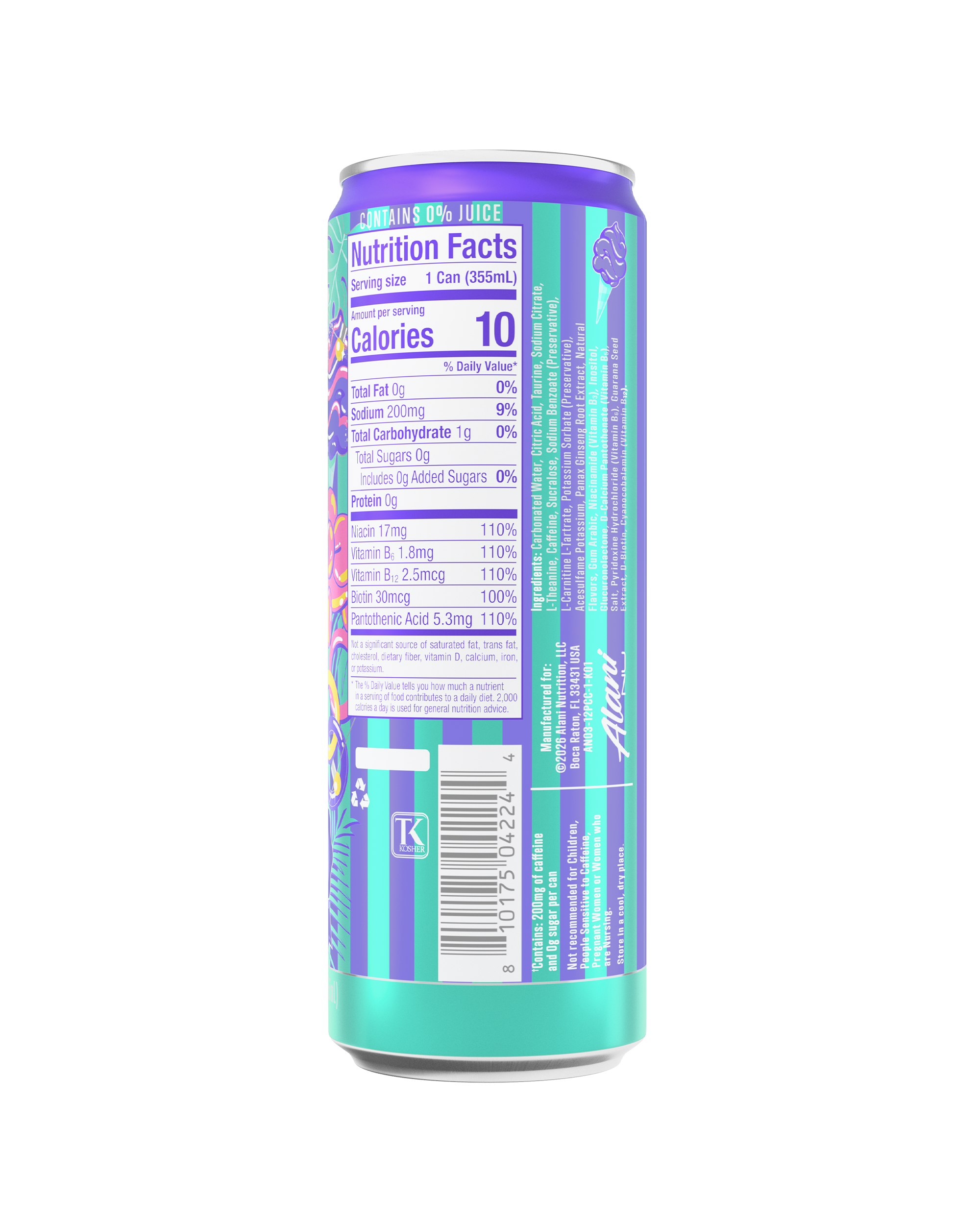 Energy Drink - Purple Cotton Candy - Active Day Protein Drink