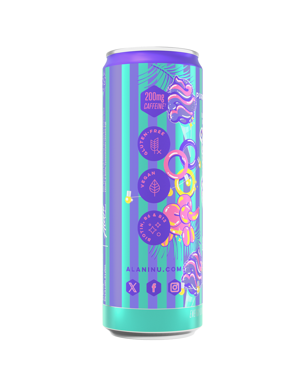 Energy Drink - Purple Cotton Candy - Active Day Protein Drink