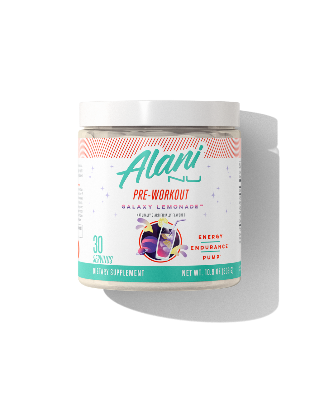 Pre-Workout - Galaxy Lemonade - Simple Powder Drink Mix