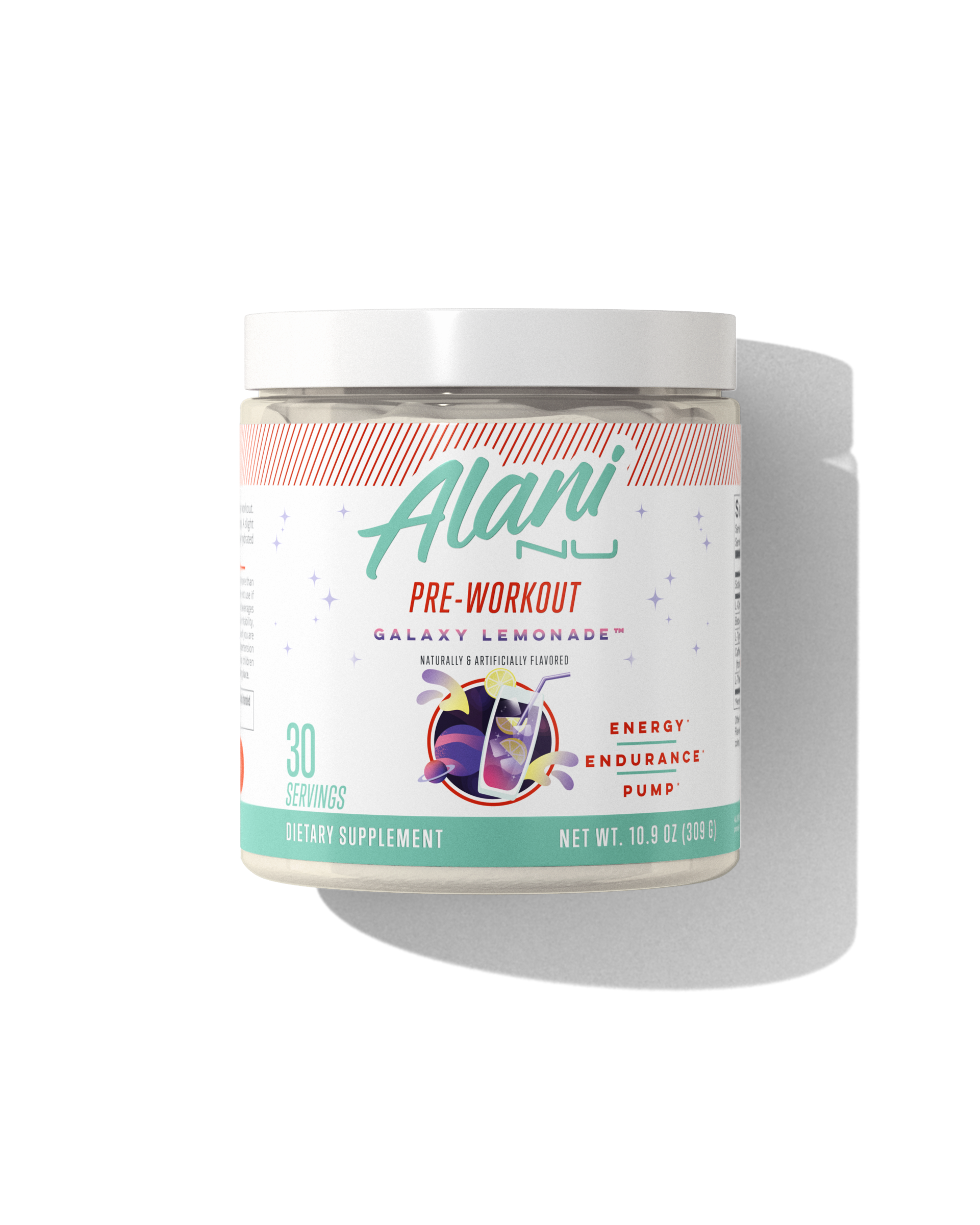 Pre-Workout - Galaxy Lemonade - Simple Powder Drink Mix