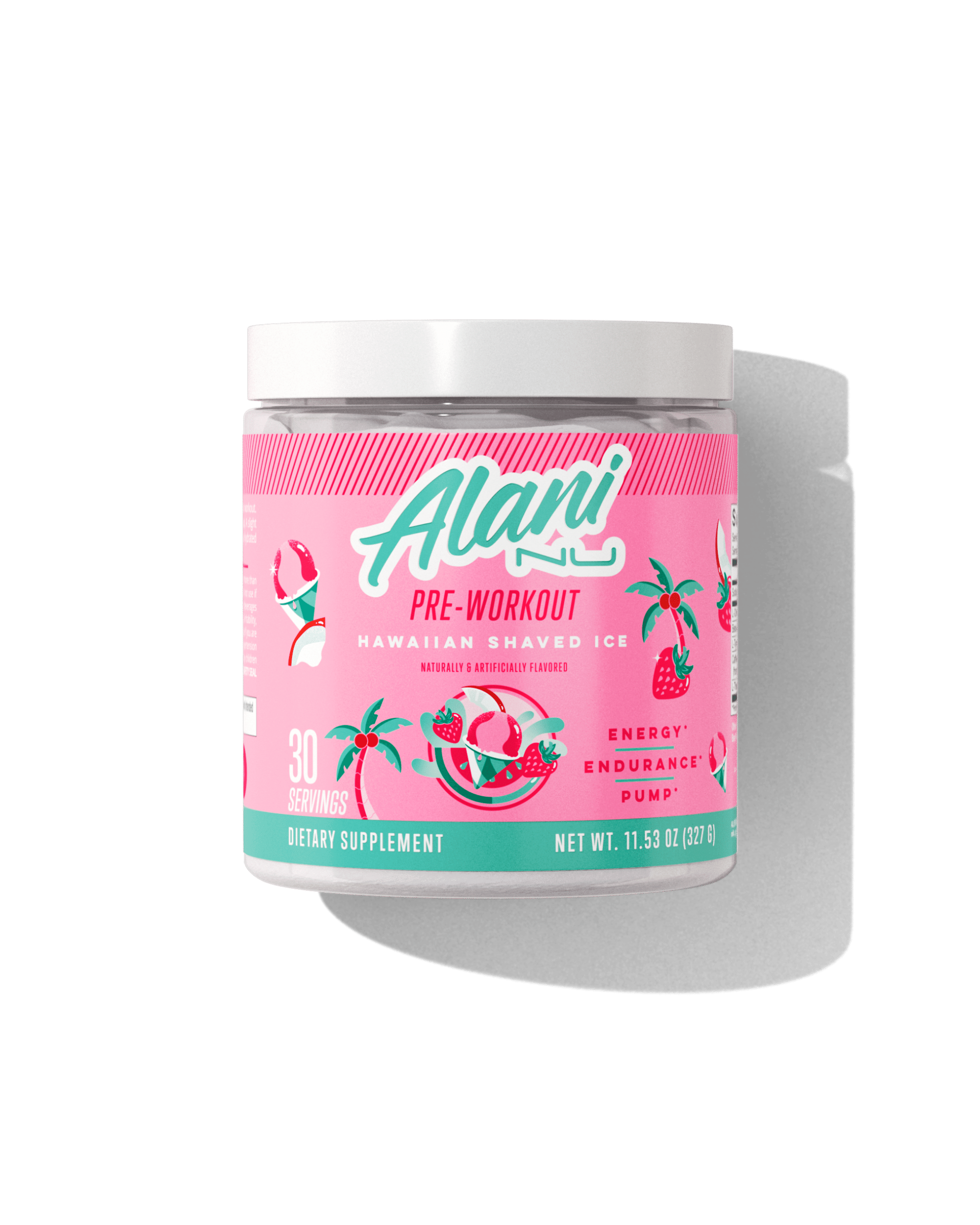 Pre-Workout - Hawaiian Shaved Ice - Can Ready Flavor Drink