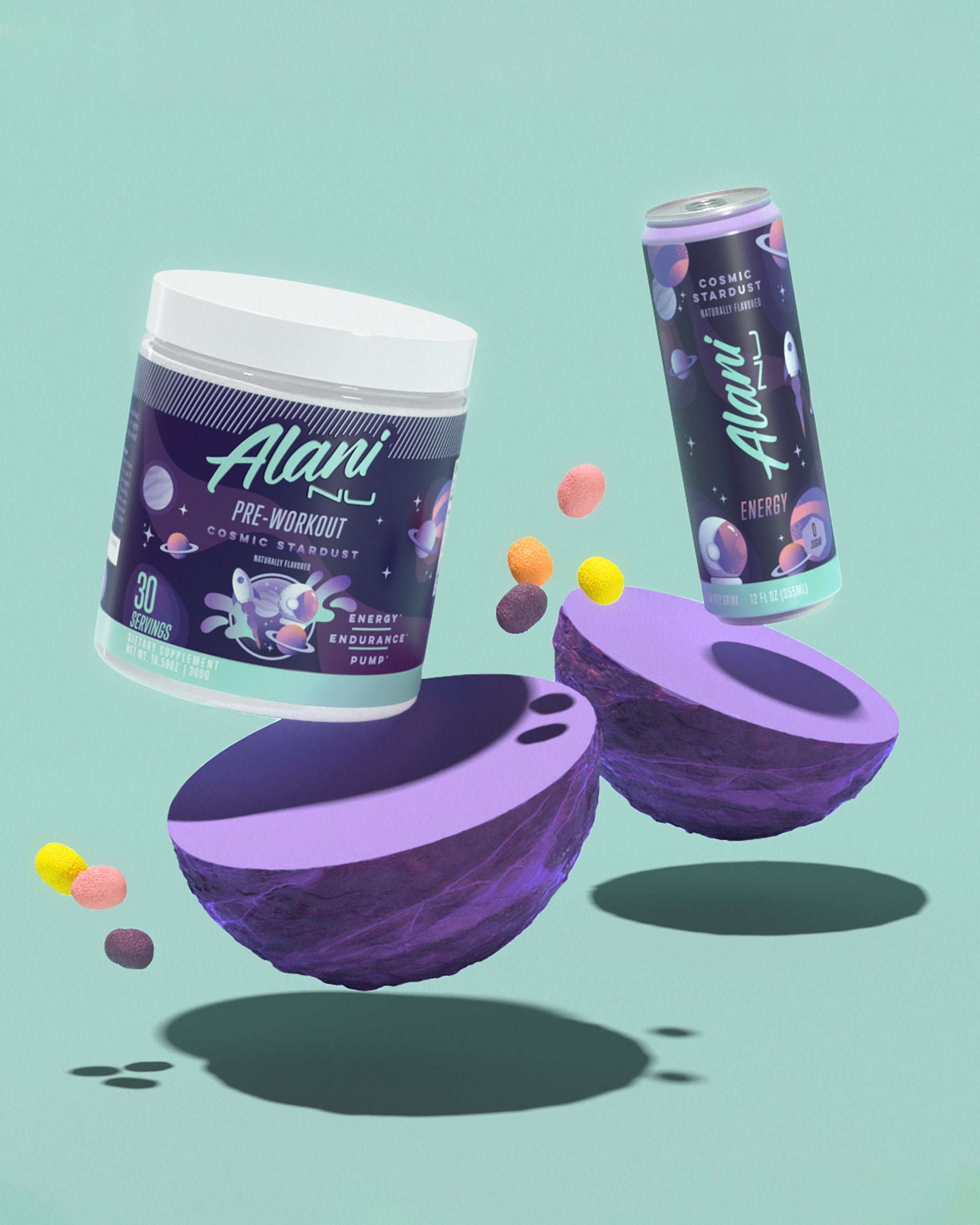 Pre-Workout - Cosmic Stardust - Chilled Canned Energy Drink
