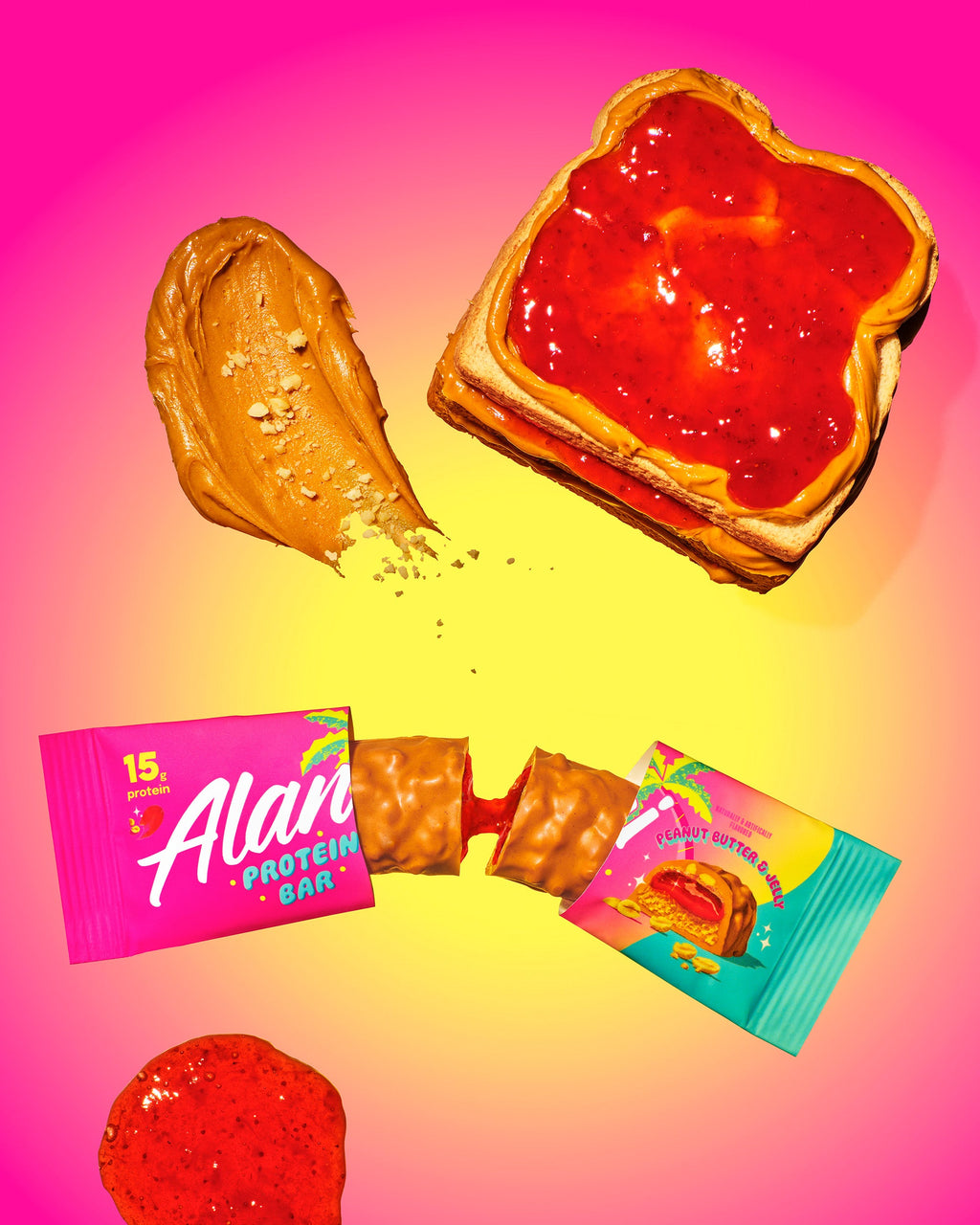 Protein Bar - Peanut Butter & Jelly - Can Ready Shaker Cup Drink