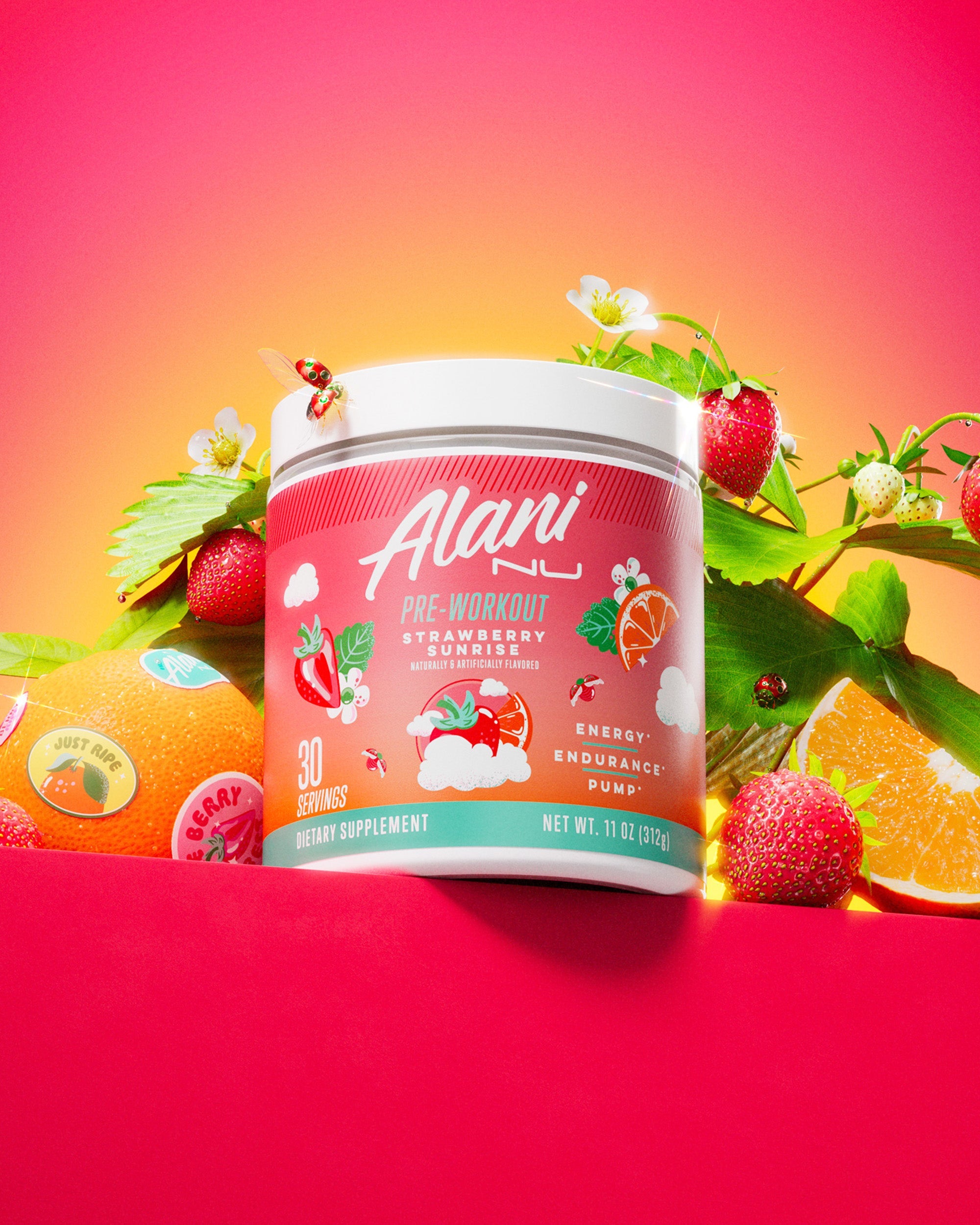 Pre-Workout - Strawberry Sunrise - Routine Ready Pre Workout Drink Mix