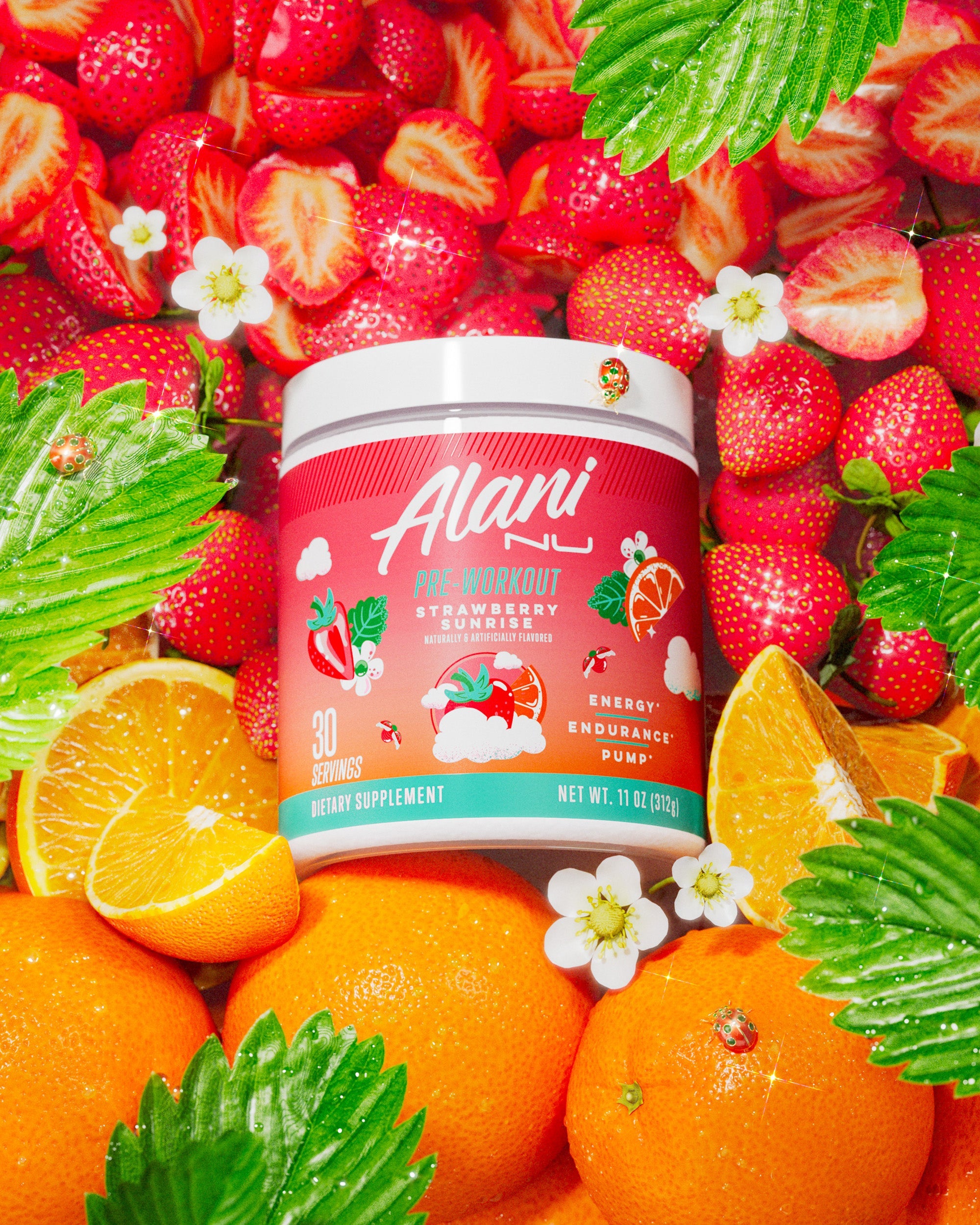 Pre-Workout - Strawberry Sunrise - Routine Ready Pre Workout Drink Mix