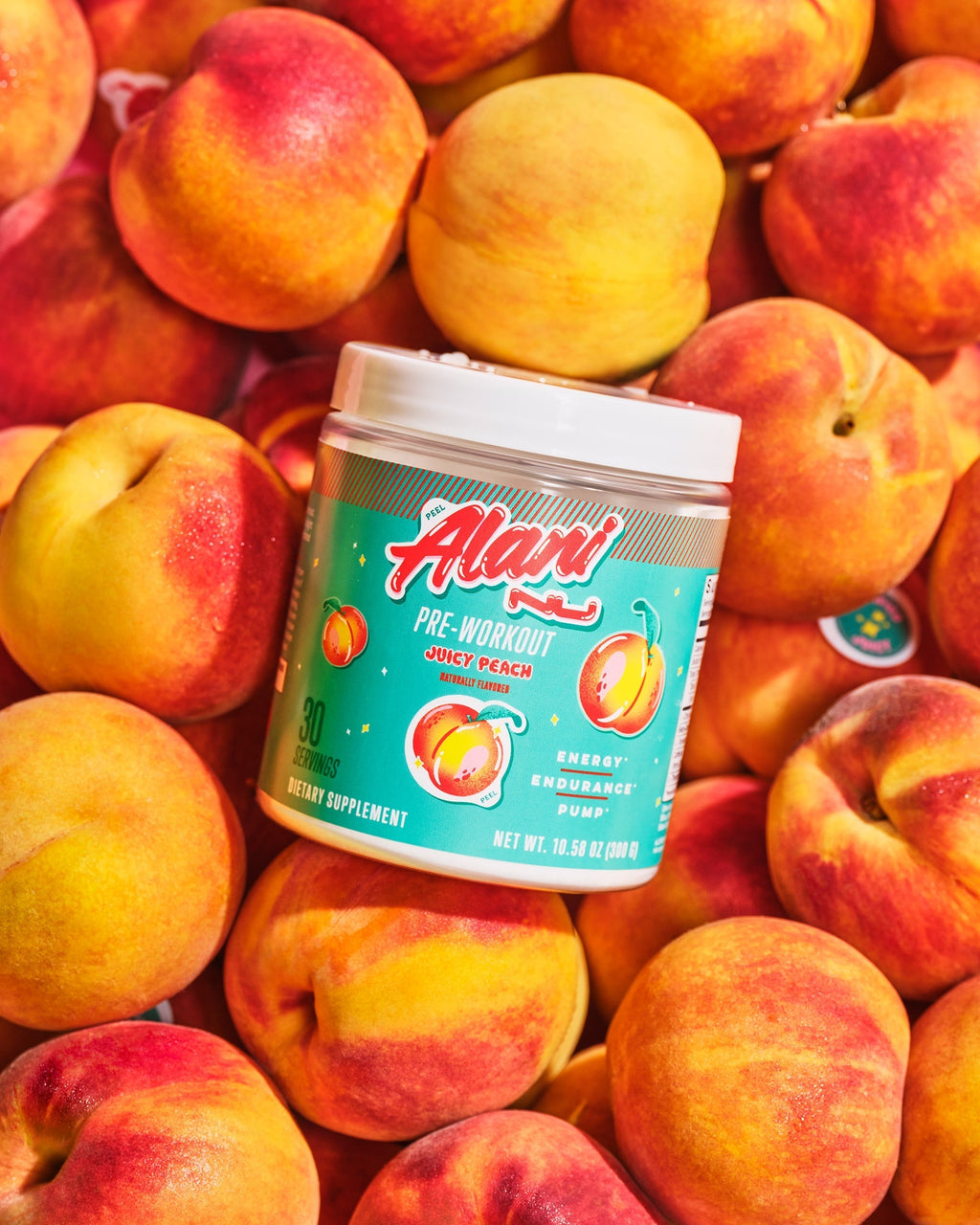 Pre-Workout - Juicy Peach - Smooth Protein Shake