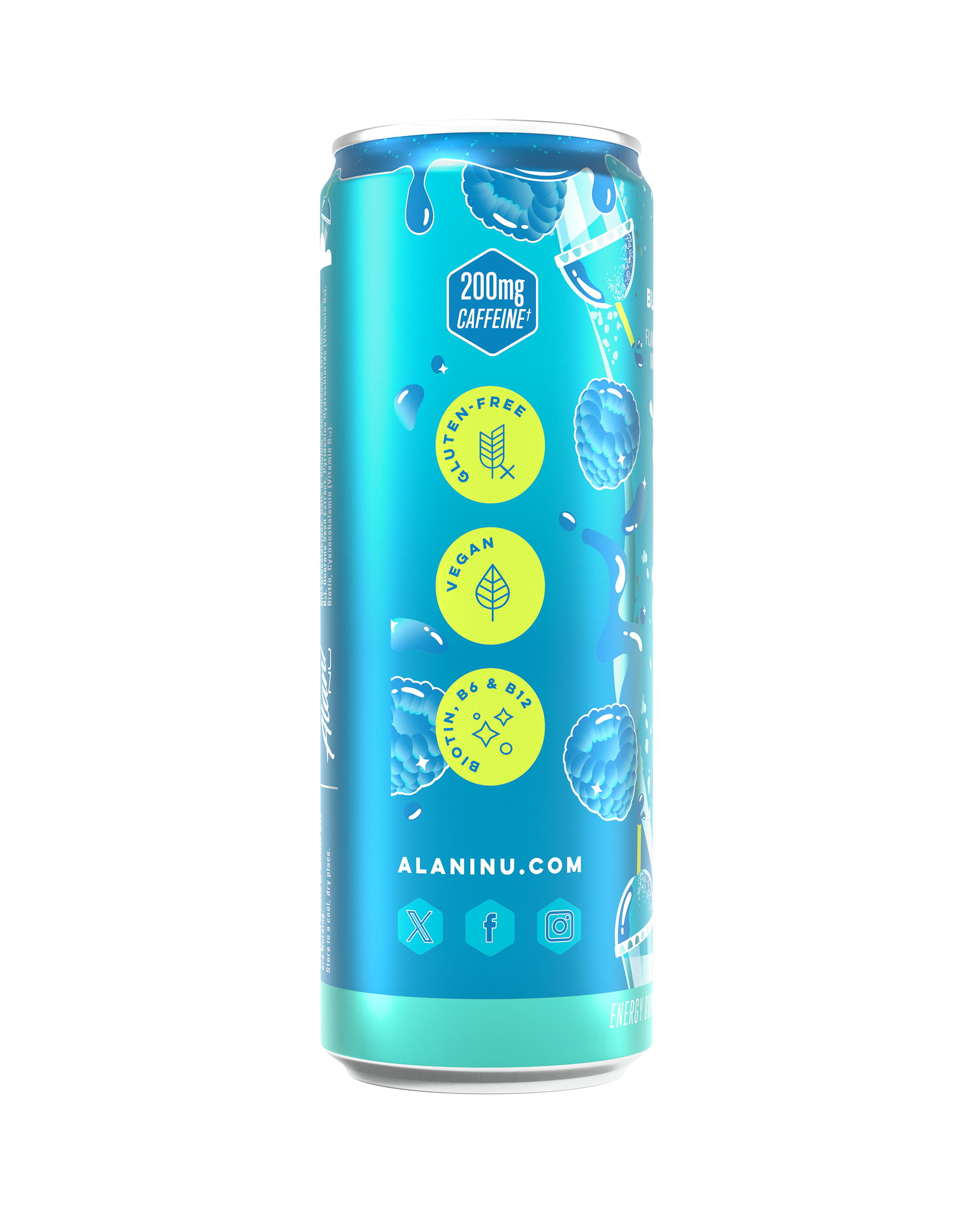 Energy Drink - Blue Slush - Anytime Fruit Flavor Drink