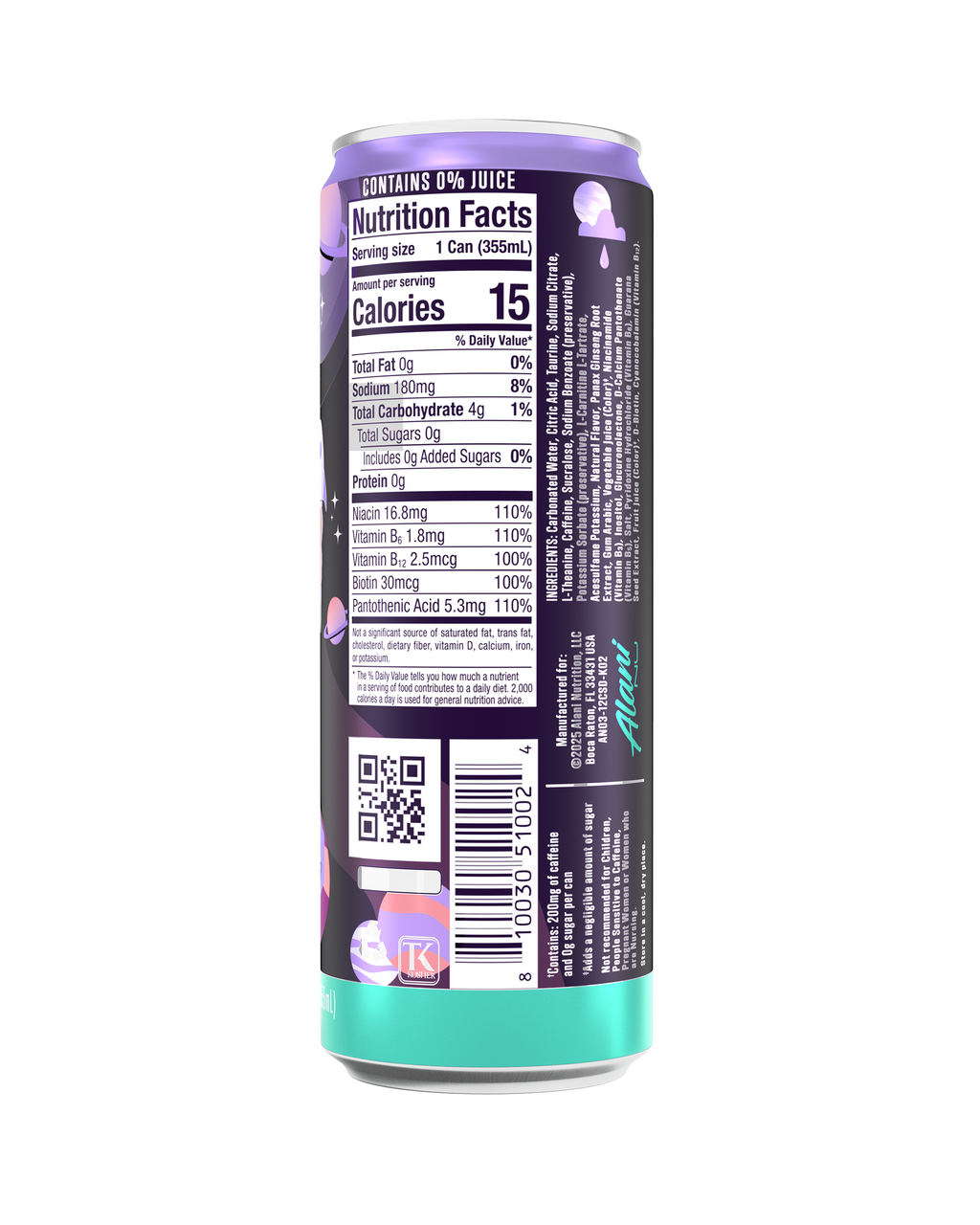 Energy Drink - Cosmic Stardust - Pantry Ready Drink Powder