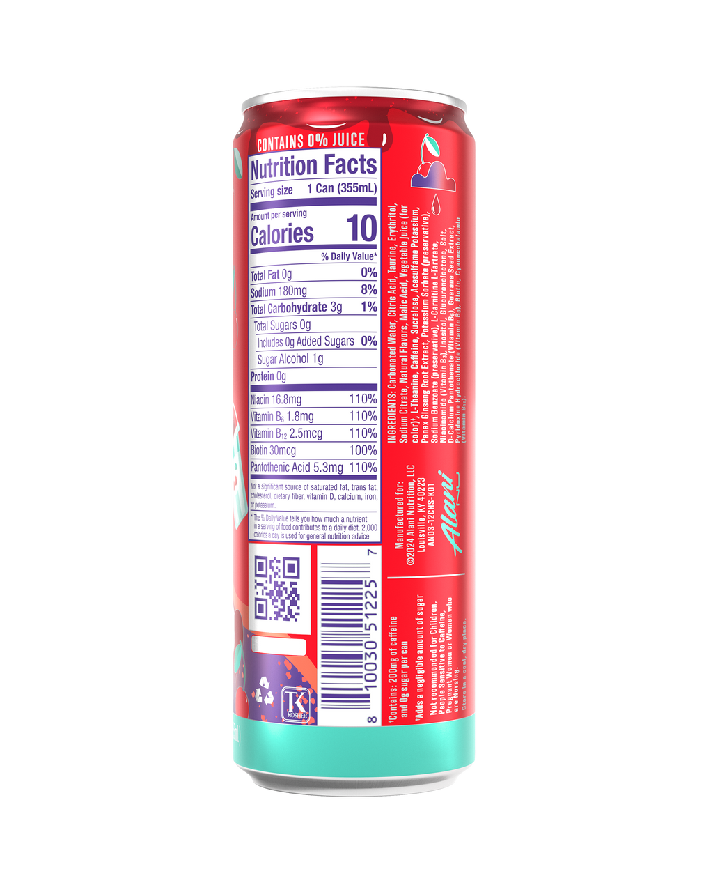 Energy Drink - Cherry Slush - Simple Flavor Drink