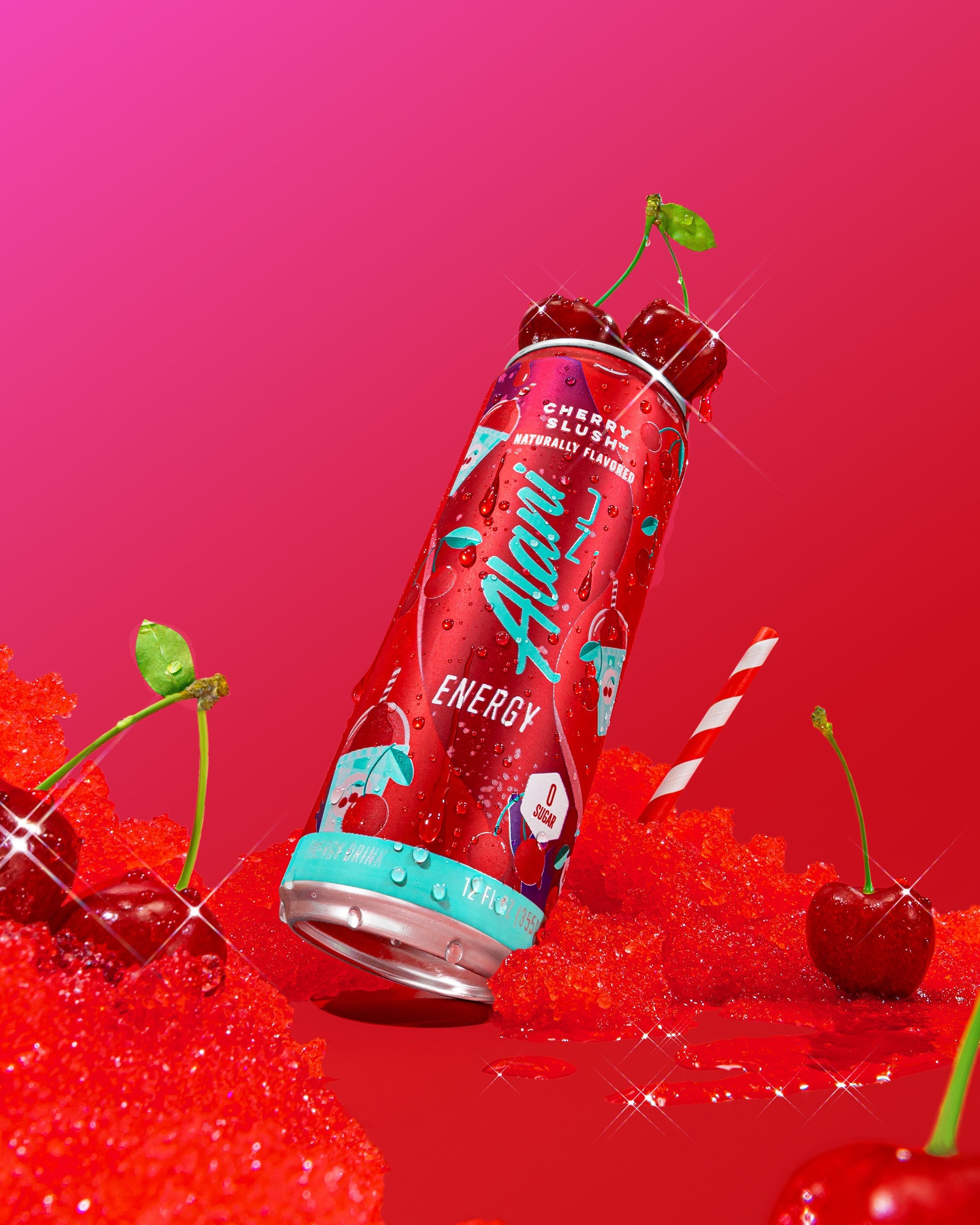 Energy Drink - Cherry Slush - Simple Flavor Drink