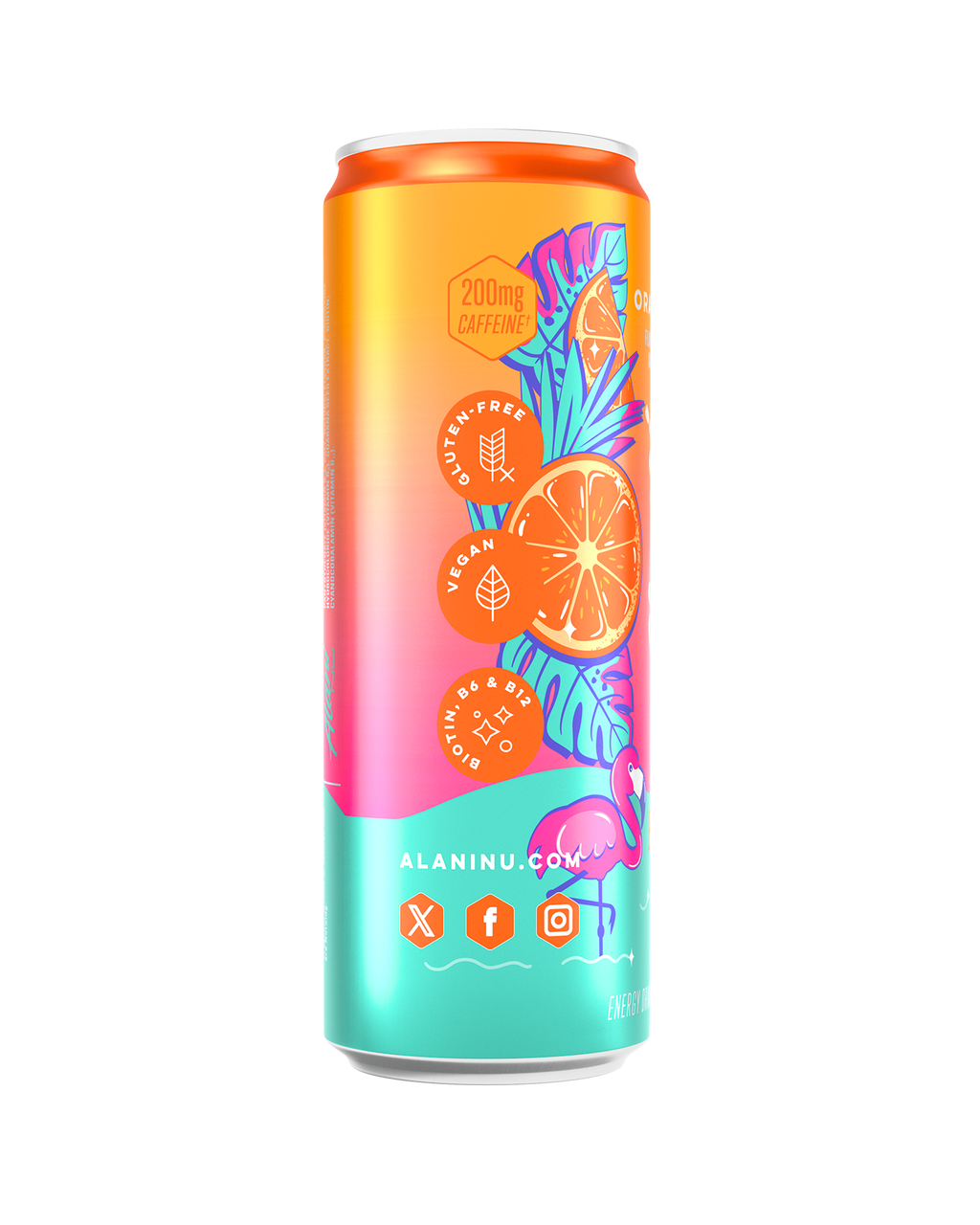Energy Drink - Orange Kiss - Anytime Drink Mix
