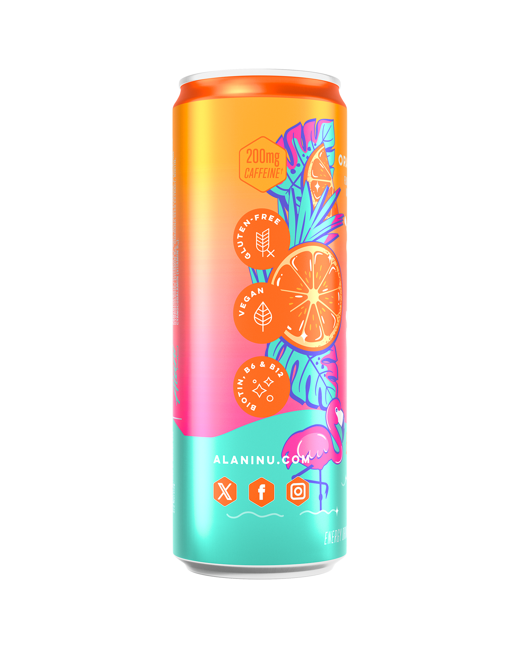 Energy Drink - Orange Kiss - Anytime Drink Mix