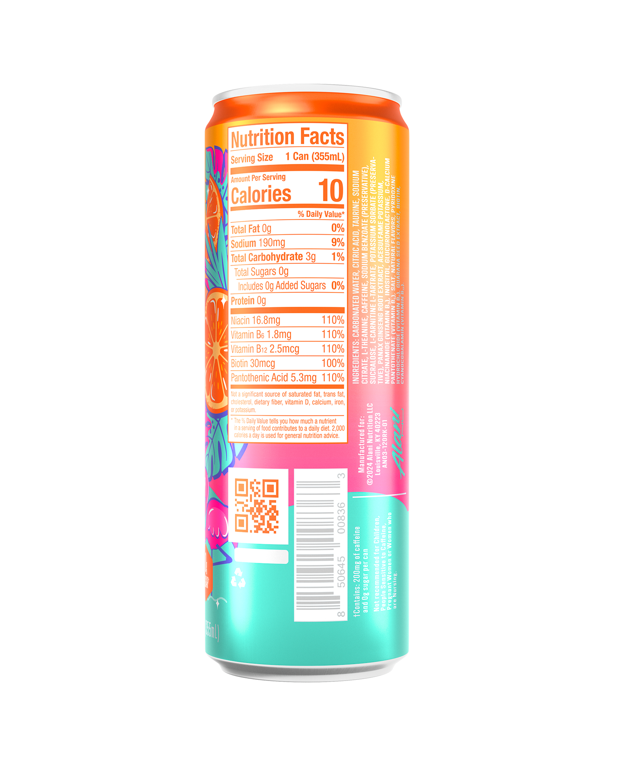 Energy Drink - Orange Kiss - Anytime Drink Mix
