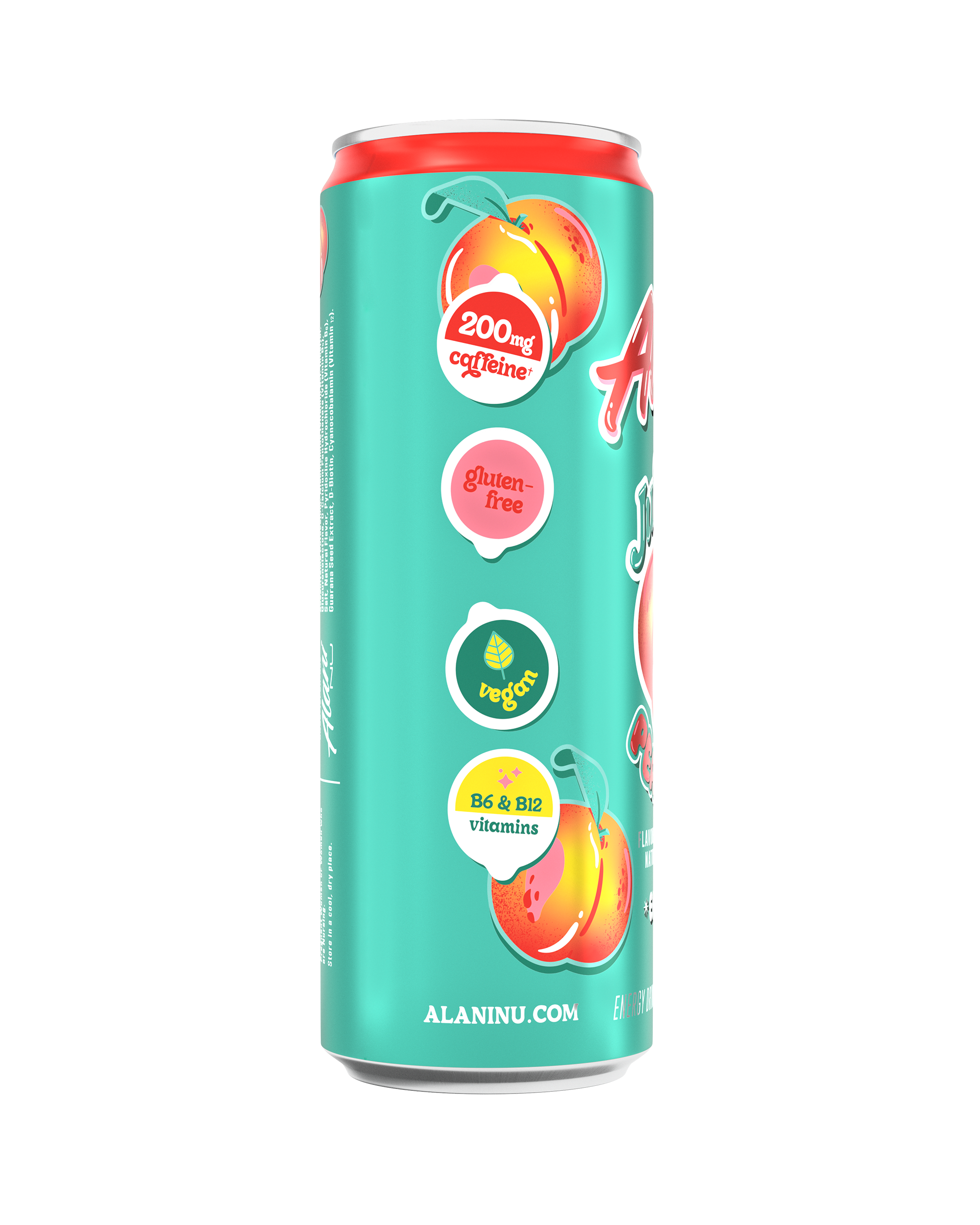Energy Drink - Juicy Peach - Active Day Ready To Drink Can