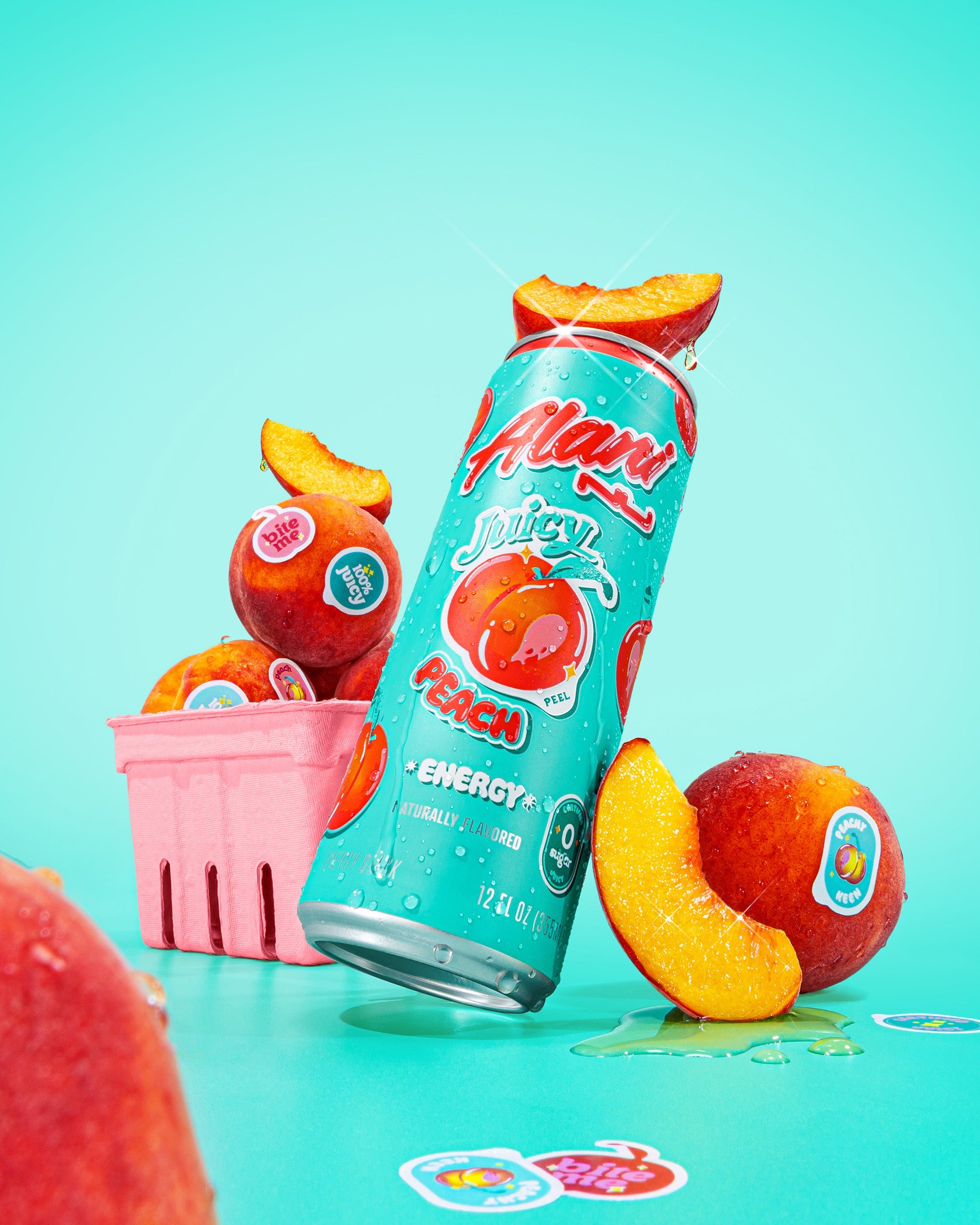 Energy Drink - Juicy Peach - Active Day Ready To Drink Can