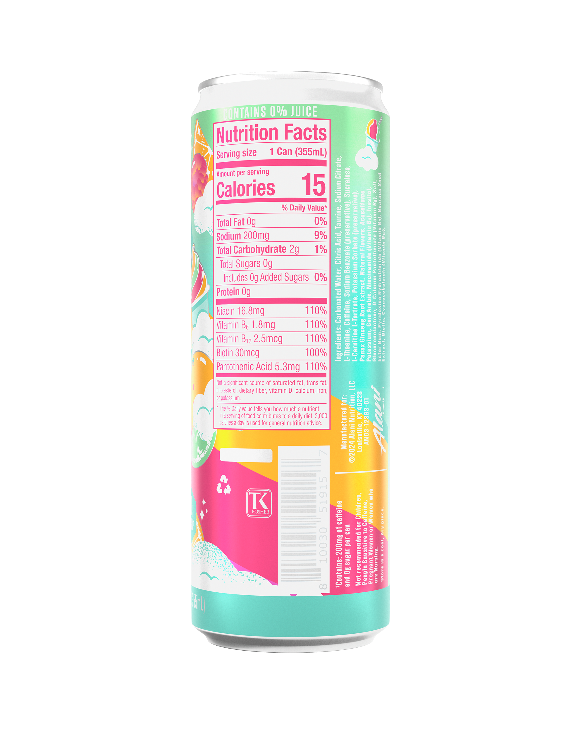 Energy Drink - Sherbet Swirl - Chilled Protein Shake