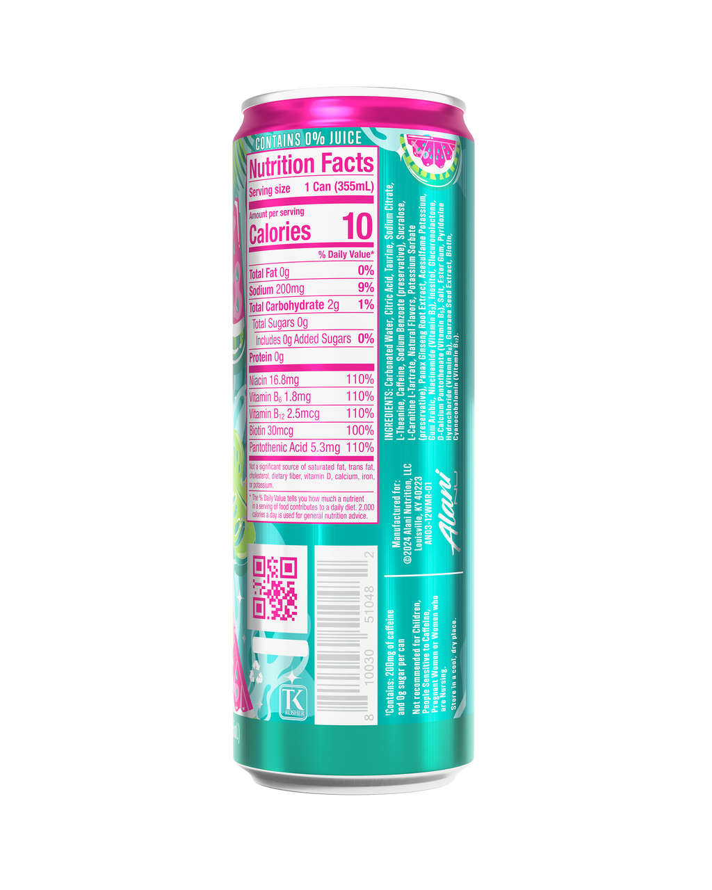 Energy Drink - Watermelon Wave - Pantry Ready Daily Drink Pack