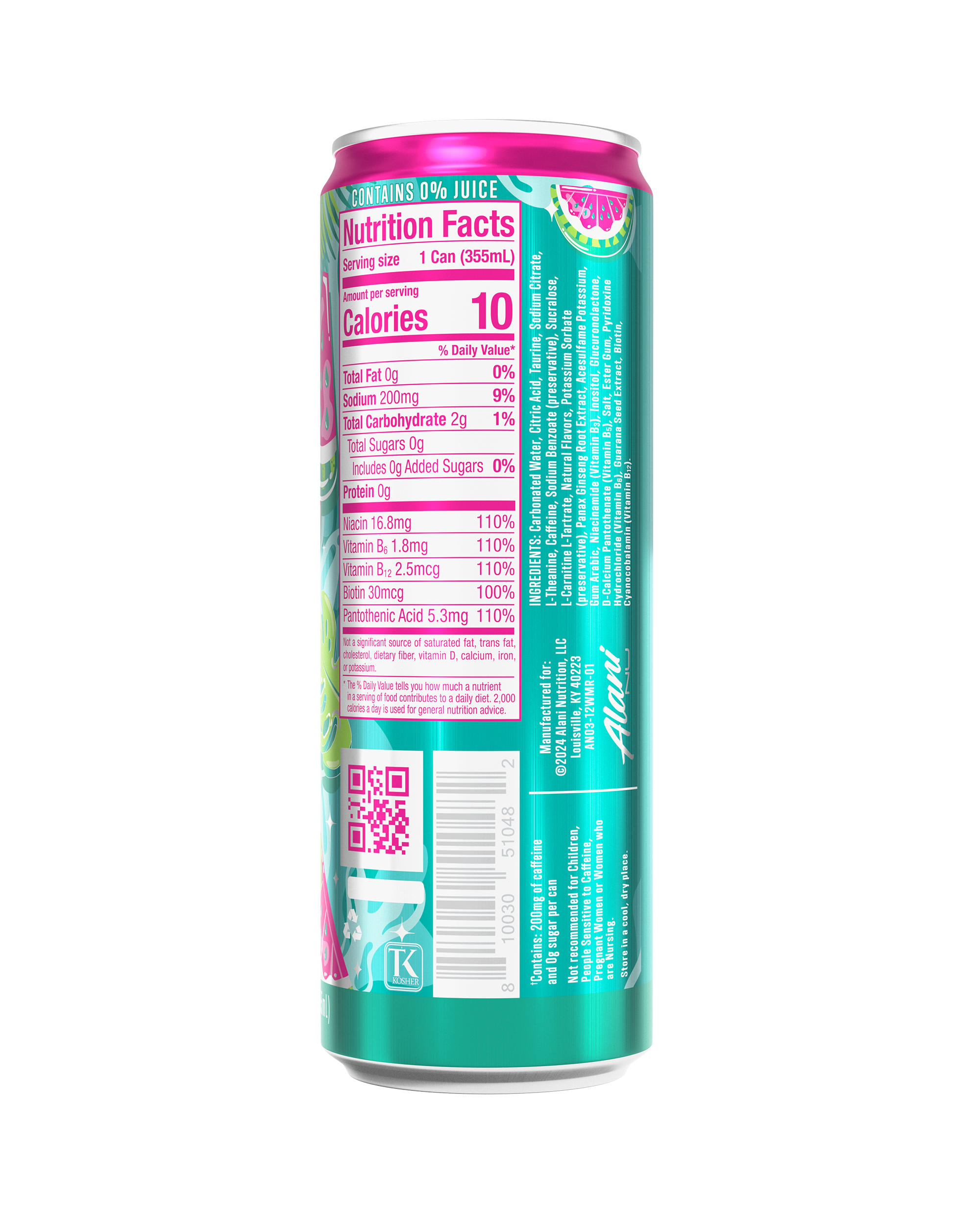 Energy Drink - Watermelon Wave - Pantry Ready Daily Drink Pack