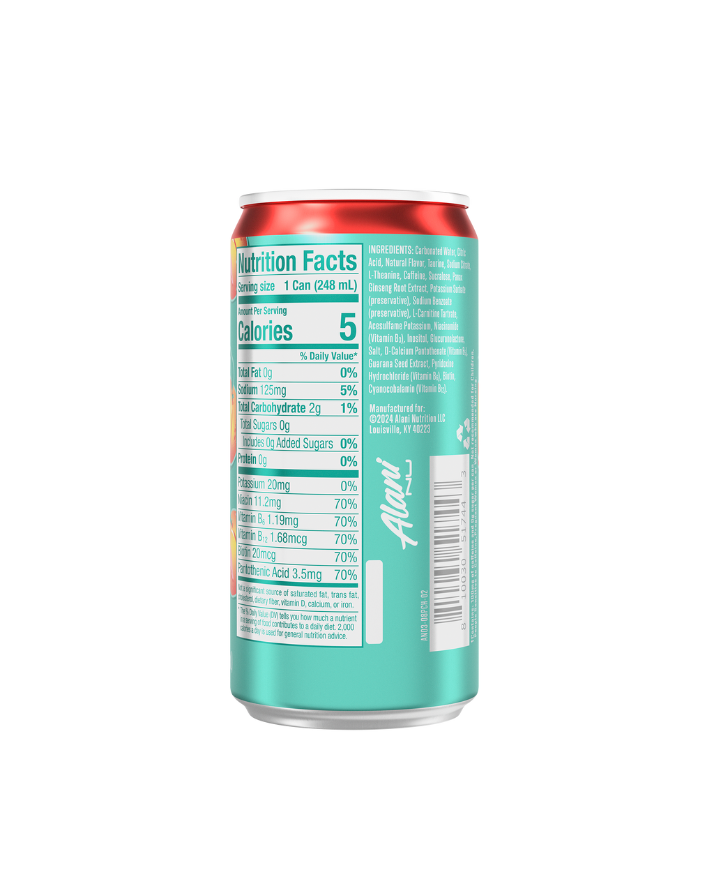 Mini Energy - Juicy Peach - Refreshing Fruit Flavor Drink