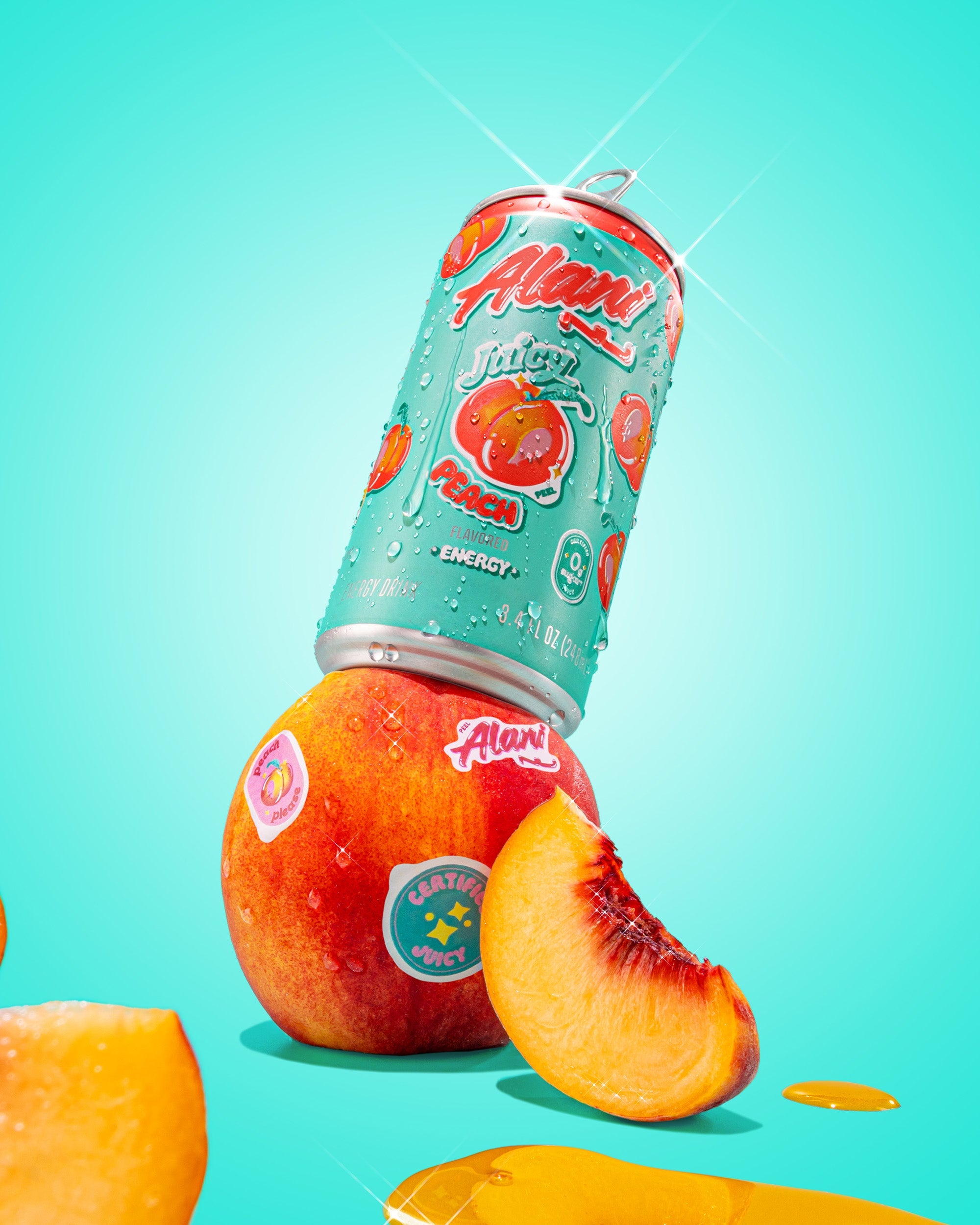 Mini Energy - Juicy Peach - Refreshing Fruit Flavor Drink
