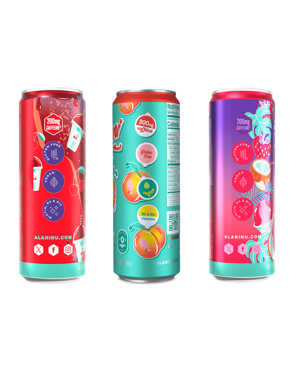 Energy Variety Pack - Beach Blend - Sparkling Energy Drink