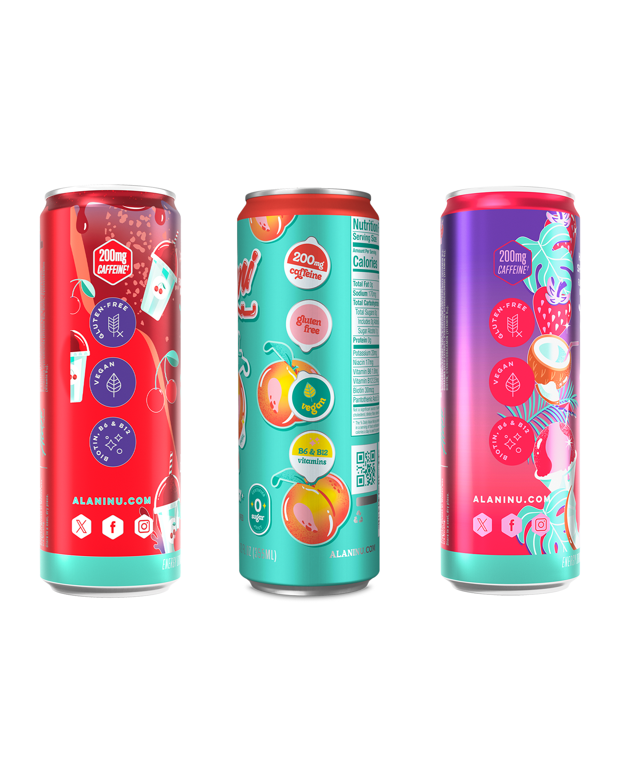 Energy Variety Pack - Beach Blend - Sparkling Energy Drink
