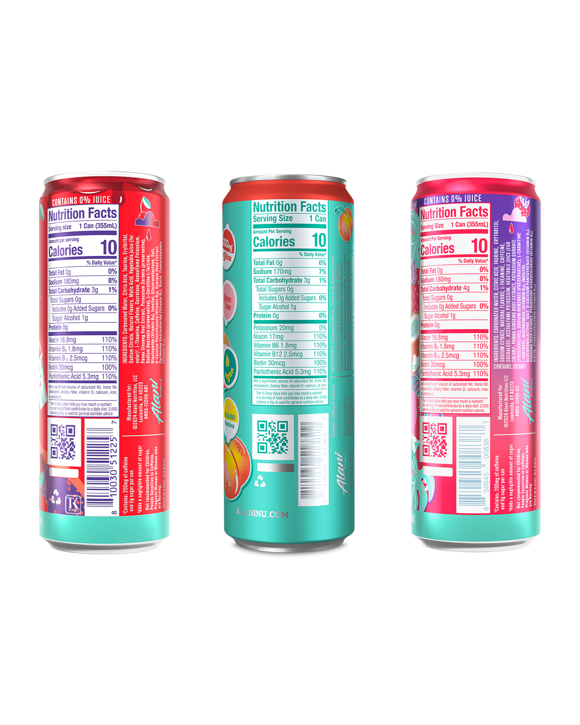 Energy Variety Pack - Beach Blend - Sparkling Energy Drink